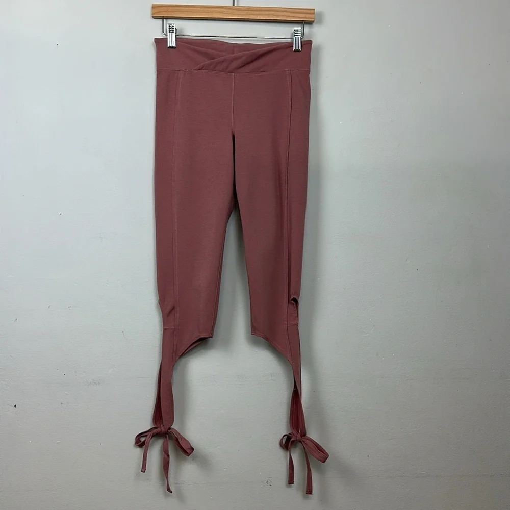 Free People Movement Turnout Wrap Tie Leg Leggings Sz S